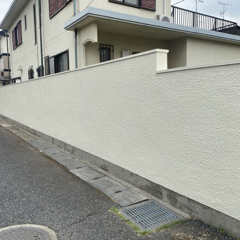 画像6820：【さいたま市緑区】コンクリート塀塗替え